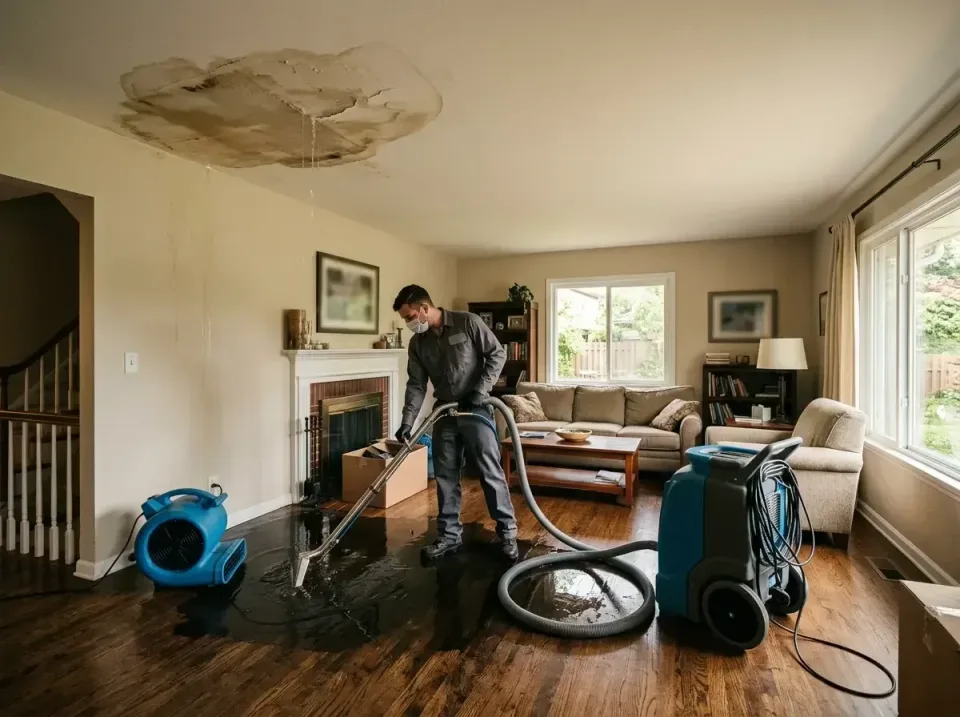 attic-pipe-burst-ceiling-drip-008 — frequently asked questions, Water Damage Restoration & Carpet Care in Bainbridge Island,…